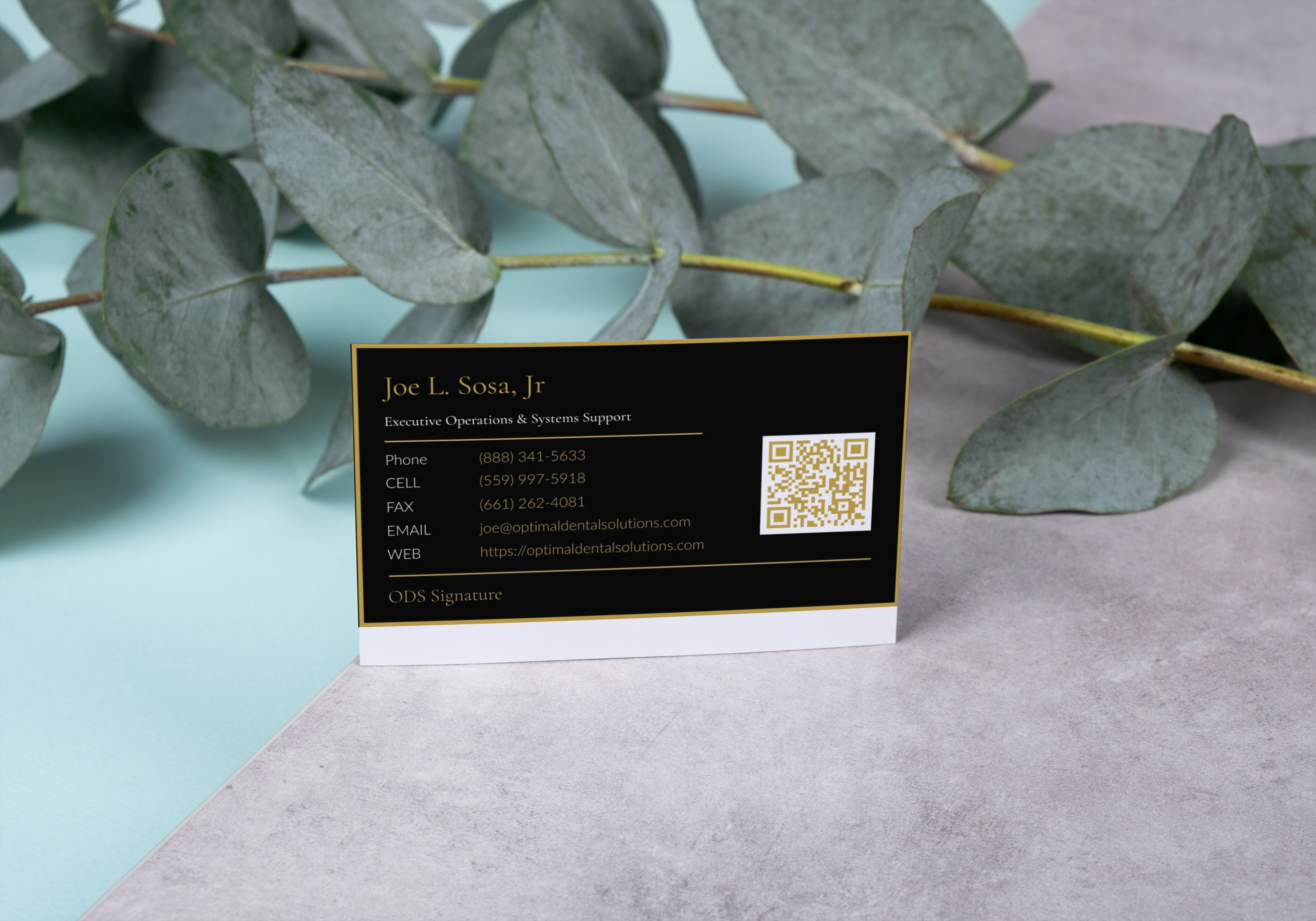 Luxury‑Brand Product Description (ODS Signature Business Cards)